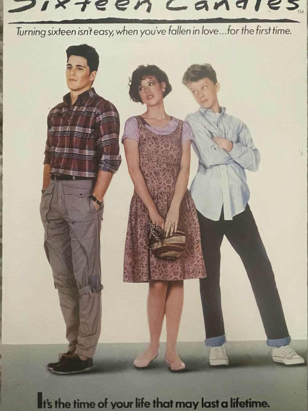 Sixteen Candles Movie Wall Plaque 12x18 Silver Buffalo Molly Ringwald 2012